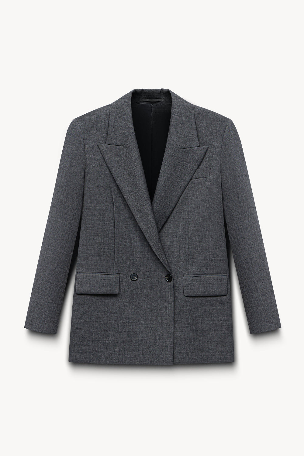 Virgin-wool straight-fit blazer PINXIT
