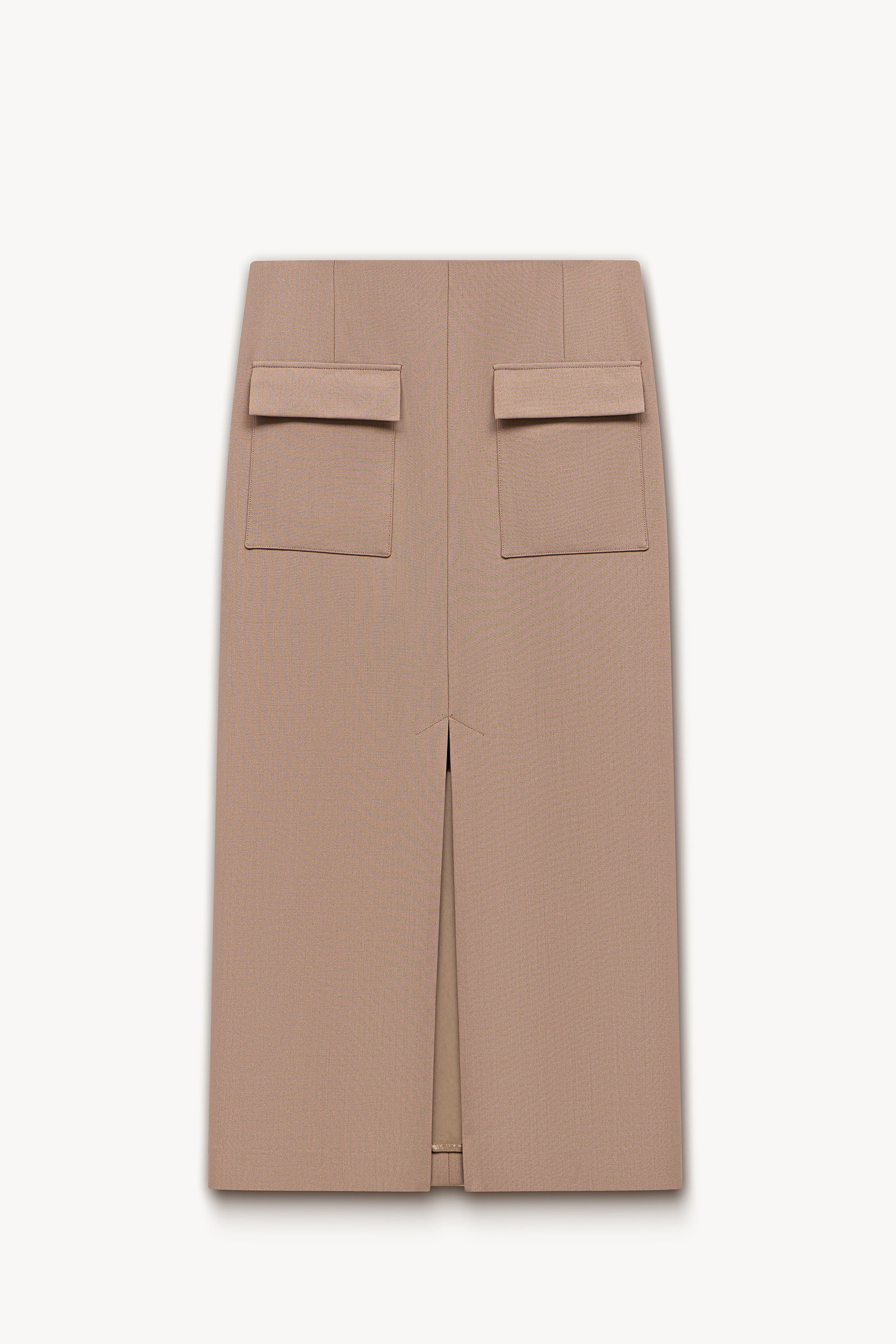 Patch pockets straight-fit skirt PINXIT