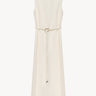 Costume wool belted dress Ecru PINXIT EU 36