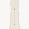 Costume wool belted dress Ecru PINXIT EU 36