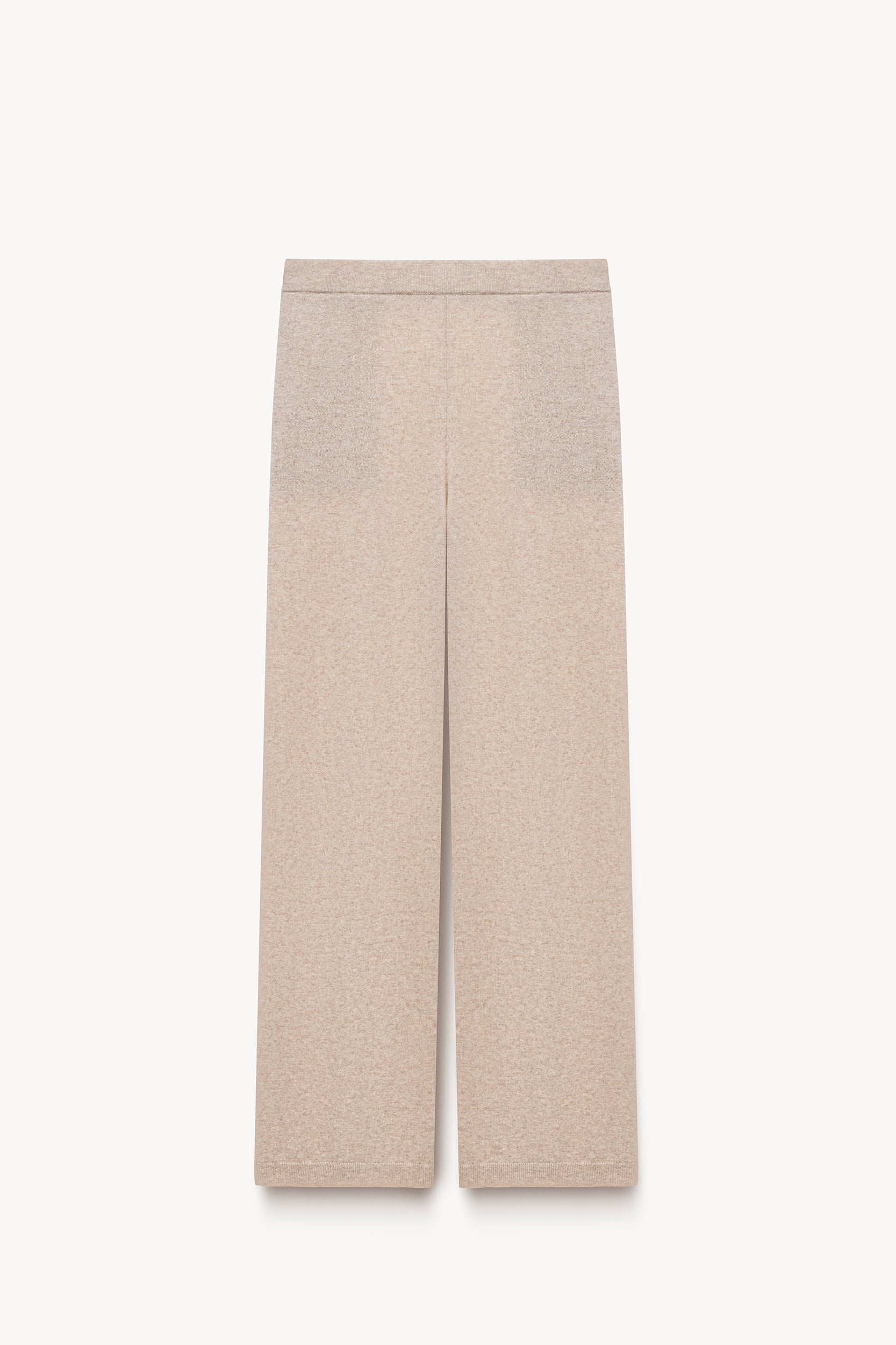 Wool and cashmere loose-fit trousers Light beige PINXIT S