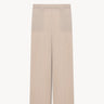 Wool and cashmere loose-fit trousers Light beige PINXIT S