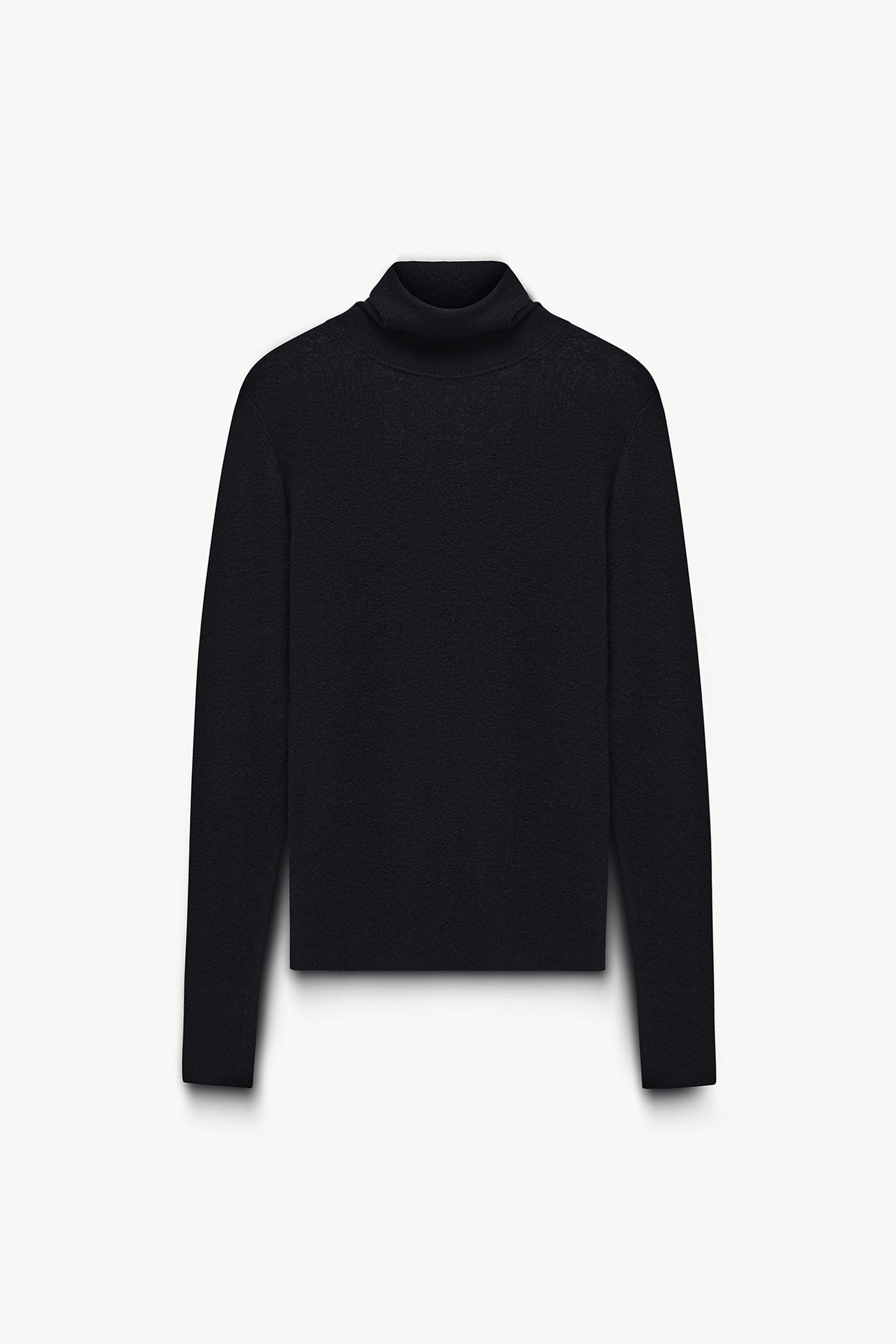 Merino-wool turtle-neck top Black PINXIT XS