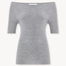 Merino wool jumper Light gray melange PINXIT XS