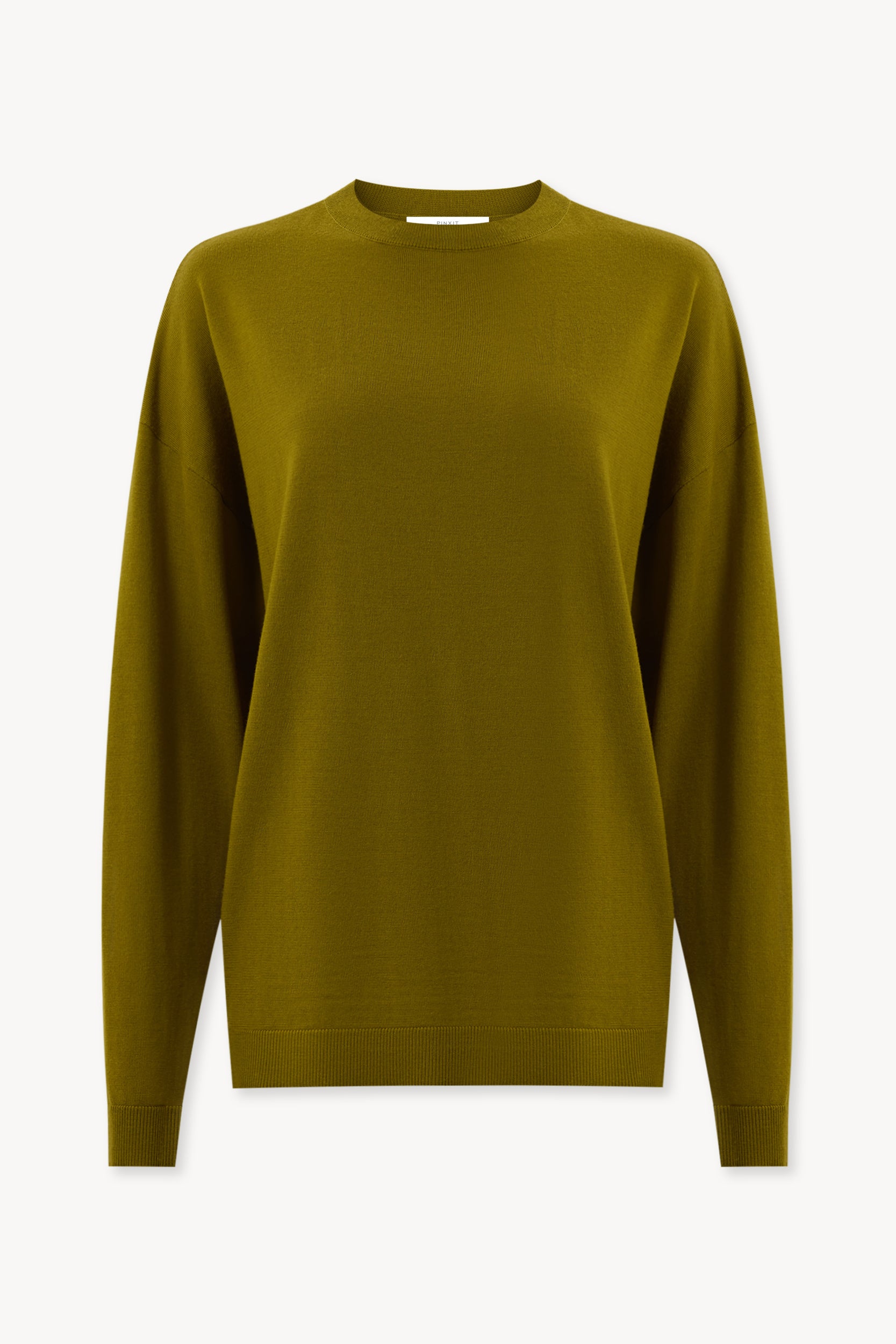 Merino wool jumper Olive PINXIT S/M