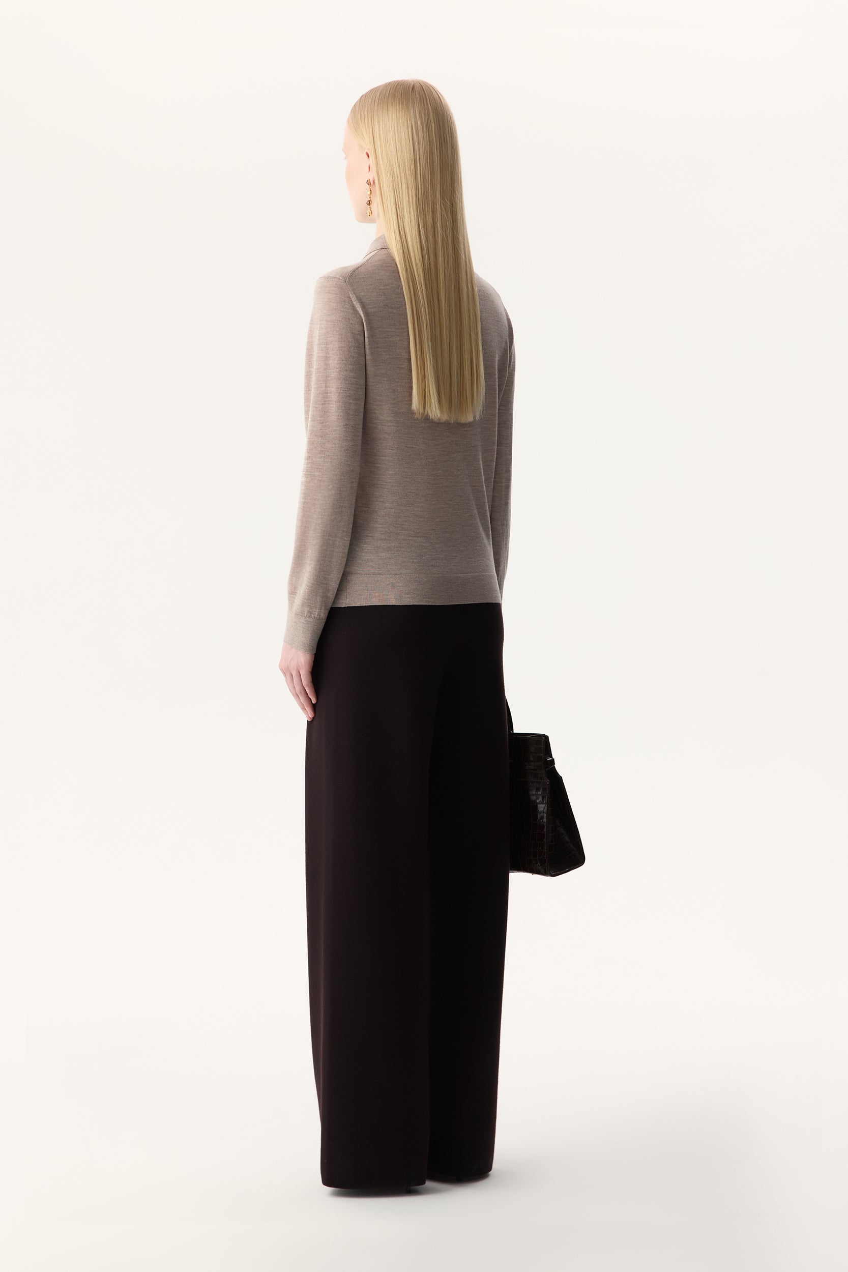 Polo in merino wool PINXIT