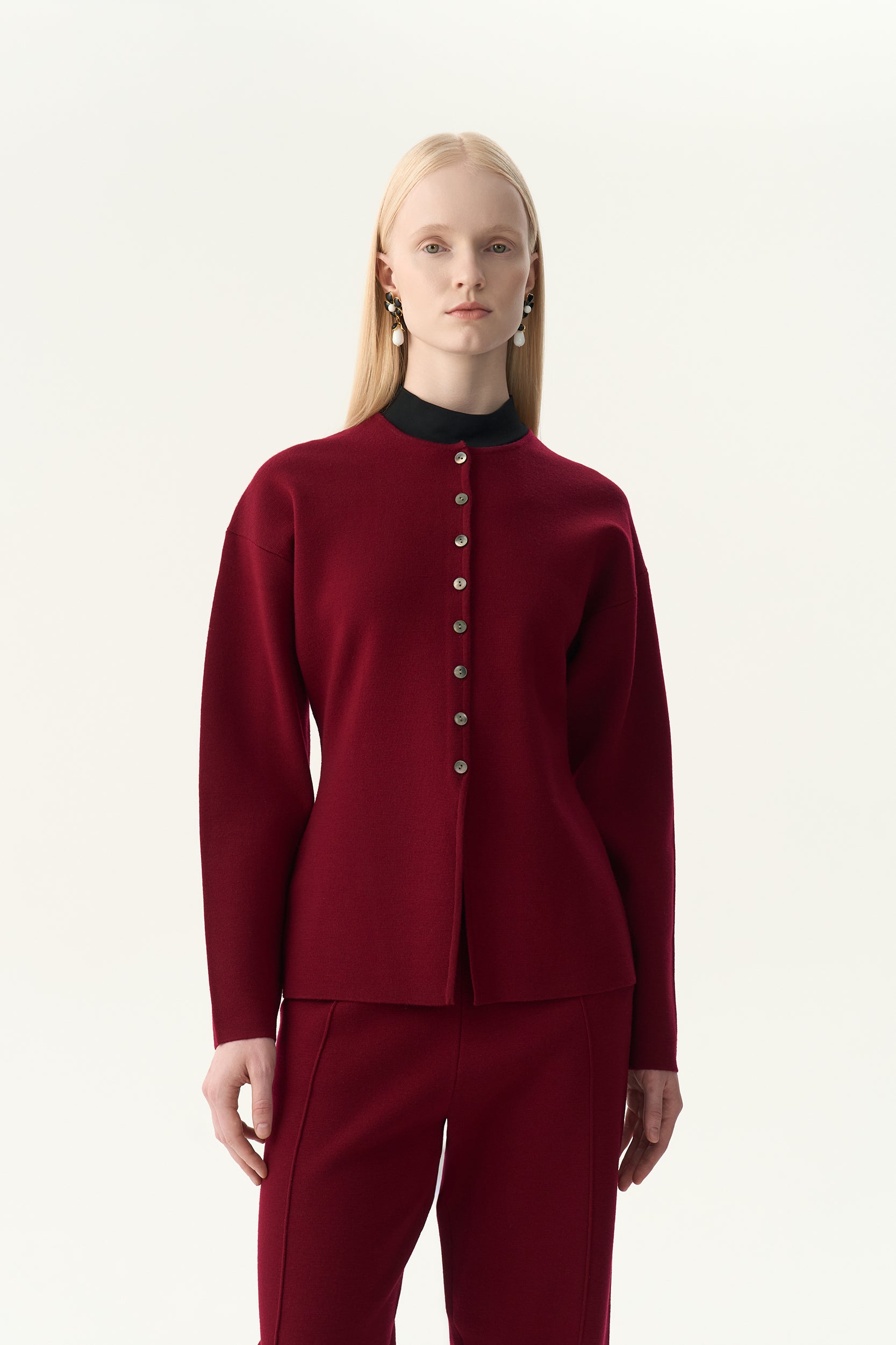 Cardigan in merino wool PINXIT