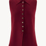Vest in merino wool Cherry PINXIT S