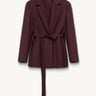 Oversized wrap blazer Bordeaux red PINXIT EU 36