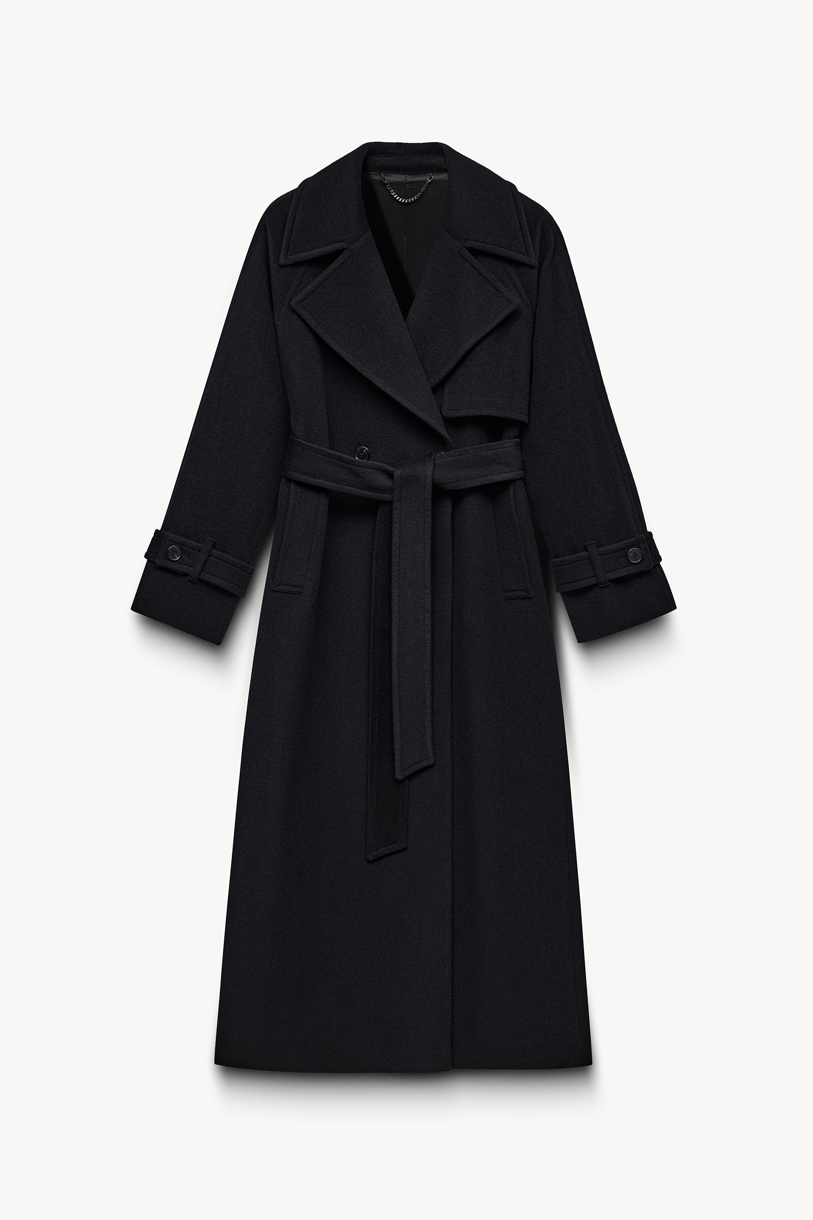 Belted wool coat PINXIT