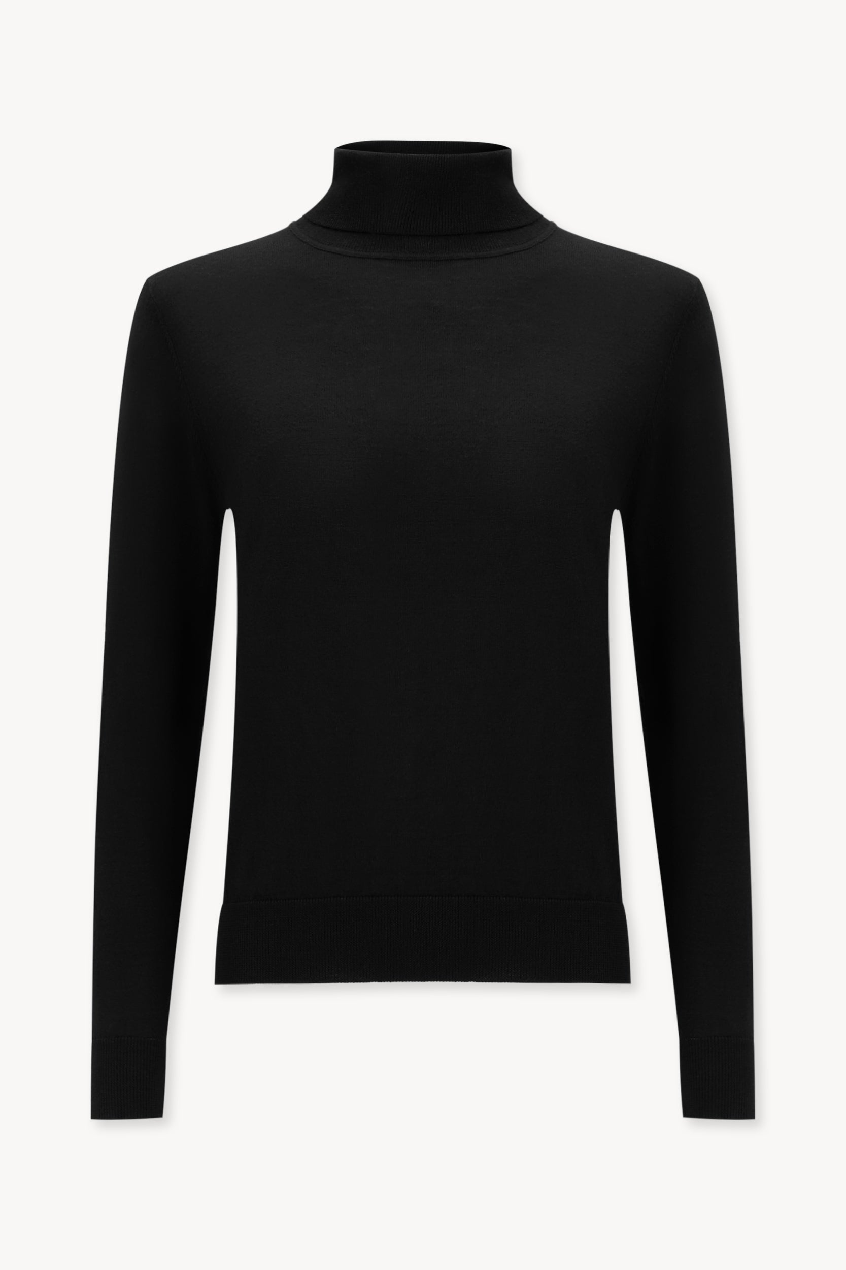 Merino wool turtleneck Black PINXIT XS