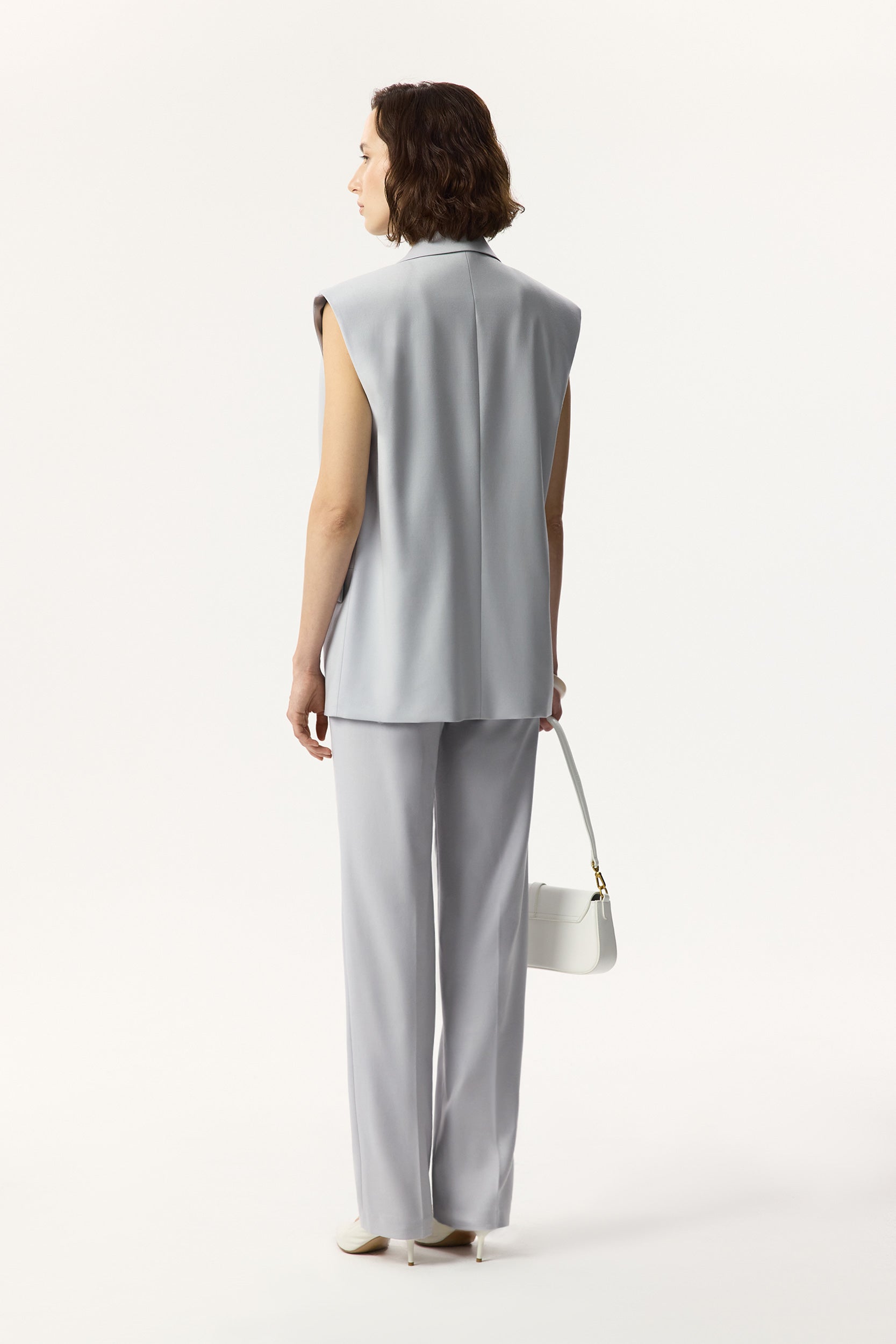 Oversized wool vest PINXIT