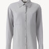 Wool shirt with belt Light gray PINXIT S