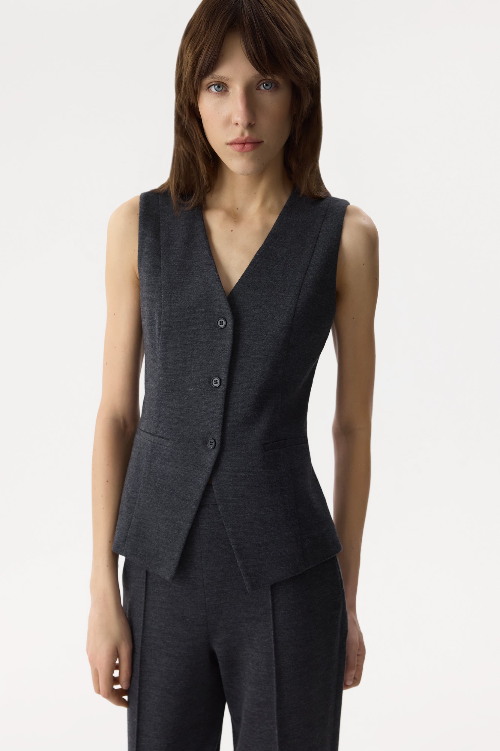Wool knit vest PINXIT