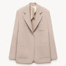 Knit blazer with wool Beige PINXIT EU 36