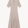 Wool-blend knit dress Beige PINXIT EU 36