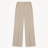 Flared trousers with virgin wool Beige melange PINXIT EU 36