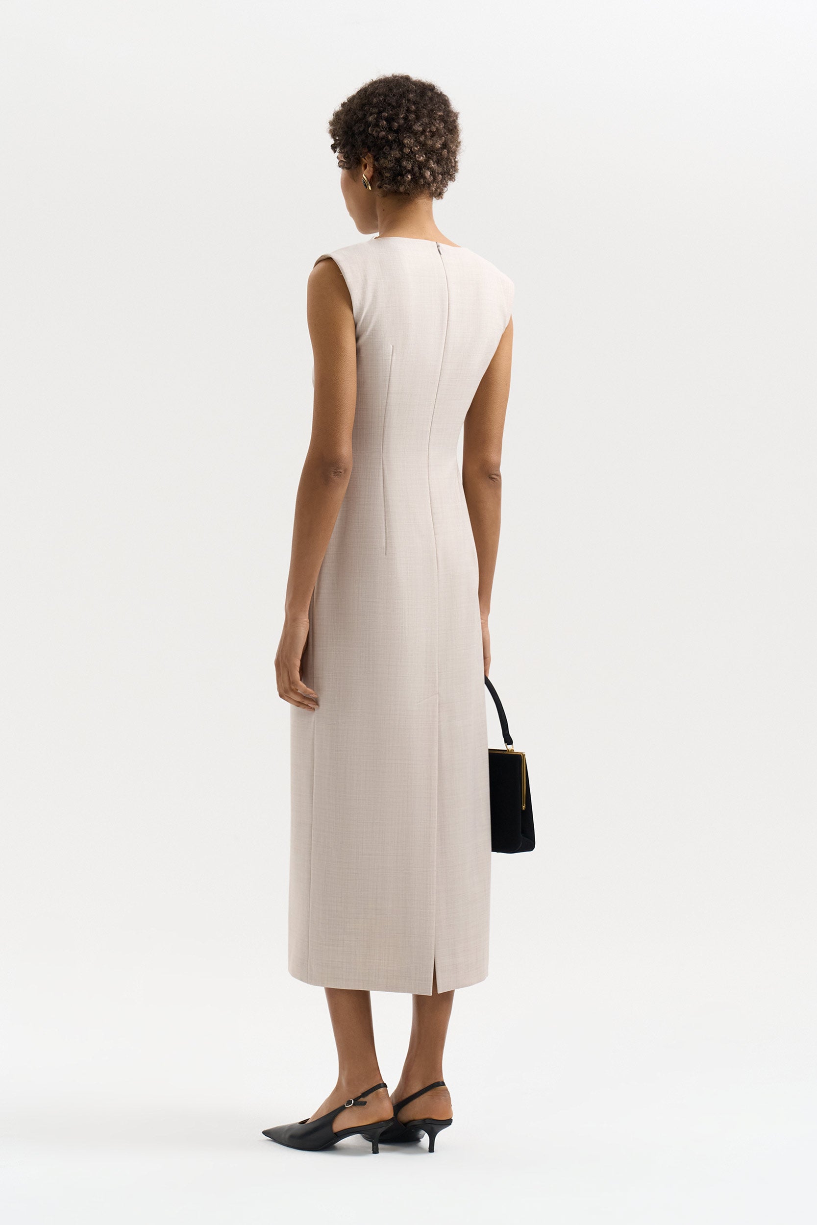 Costume wool pencil dress PINXIT