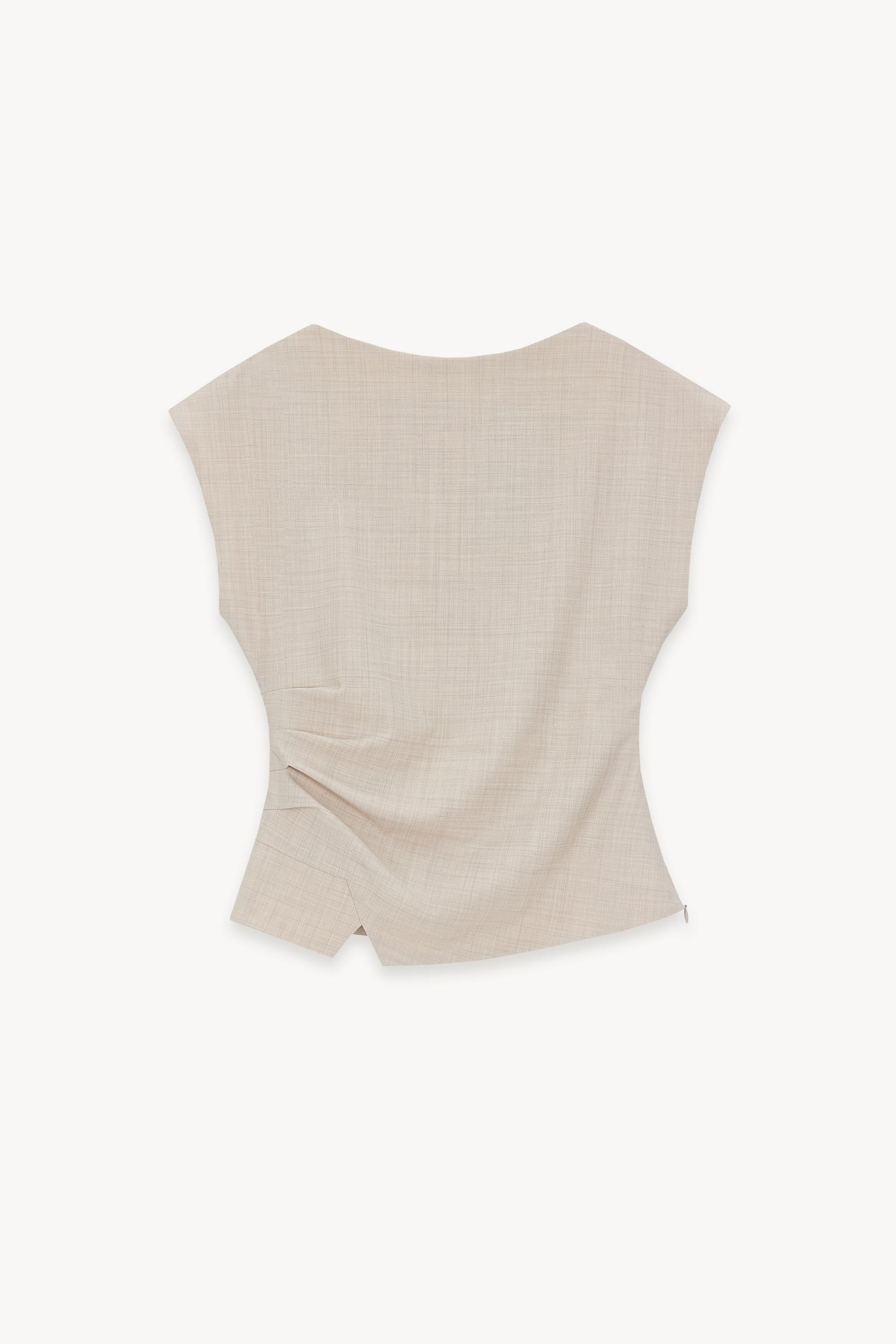 Costume fabric blouse Beige melange PINXIT EU 36