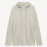 Wool oversized hoodie Ecru PINXIT One size