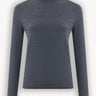 Natural wool turtleneck Gray melange PINXIT S