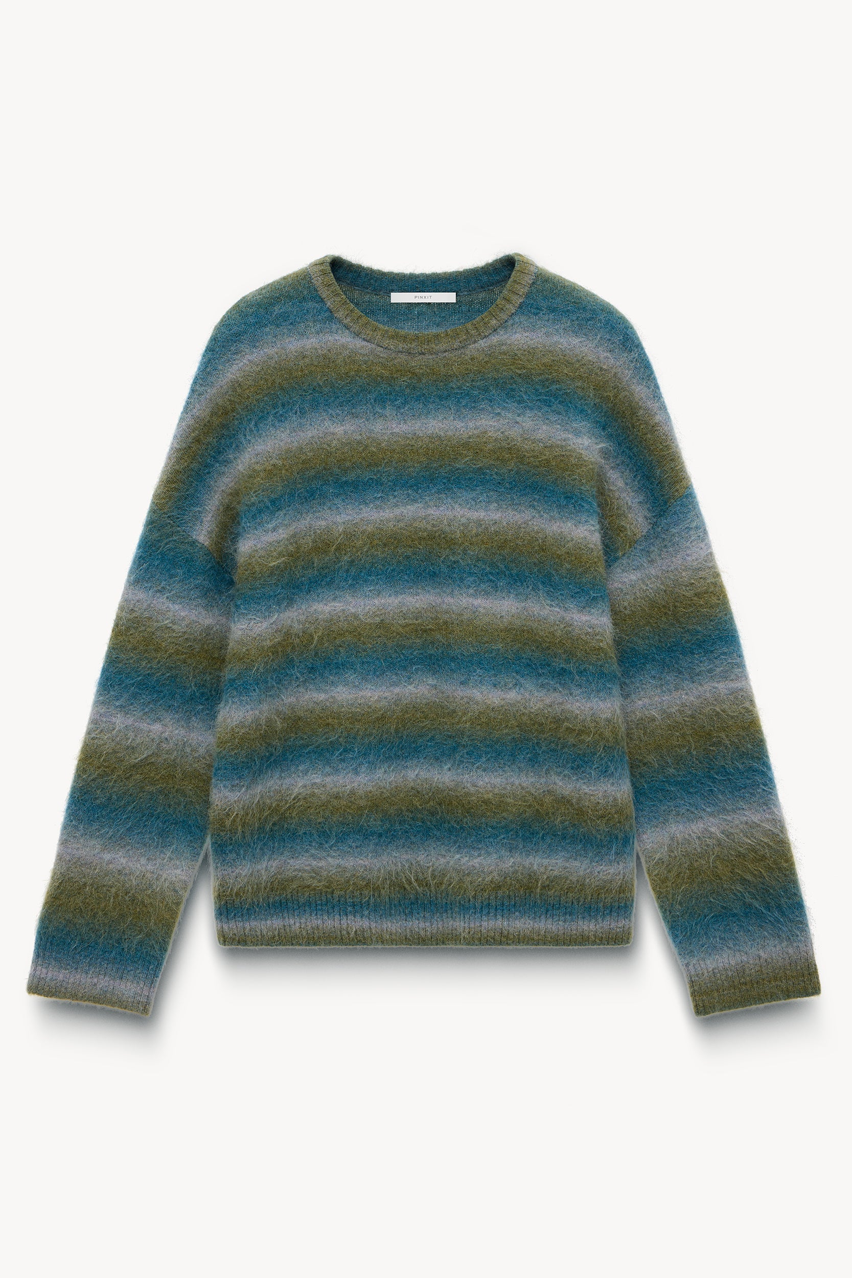 Striped alpaca-wool jumper PINXIT