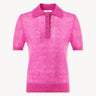 Knit mohair polo Fuchsia PINXIT S