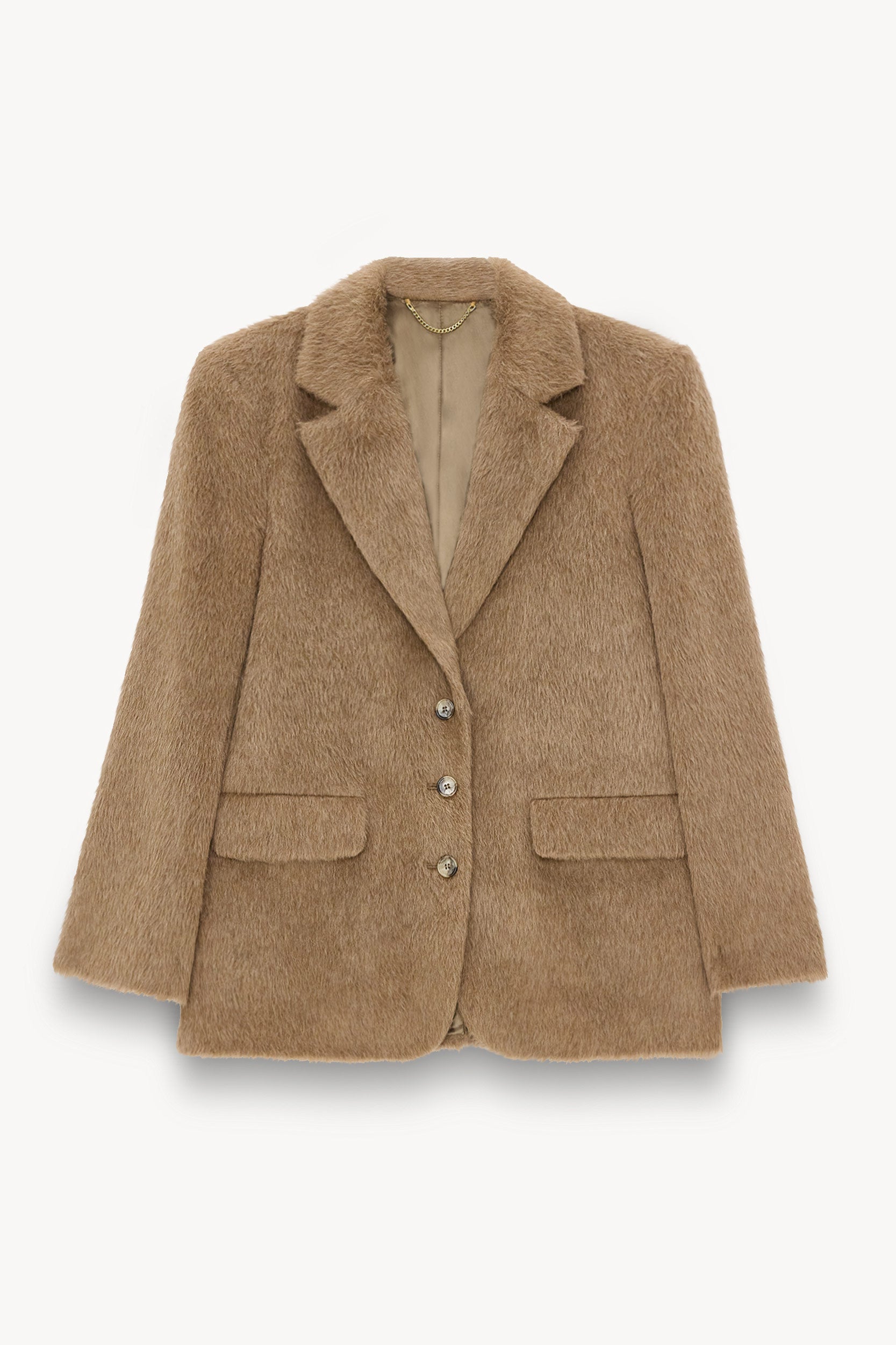 Short blazer-coat with alpaca-wool PINXIT