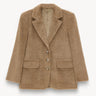 Short blazer-coat with alpaca-wool PINXIT