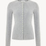 Cashmere cardigan Gray melange PINXIT S