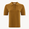 Knit cashmere polo Cinnamon PINXIT S