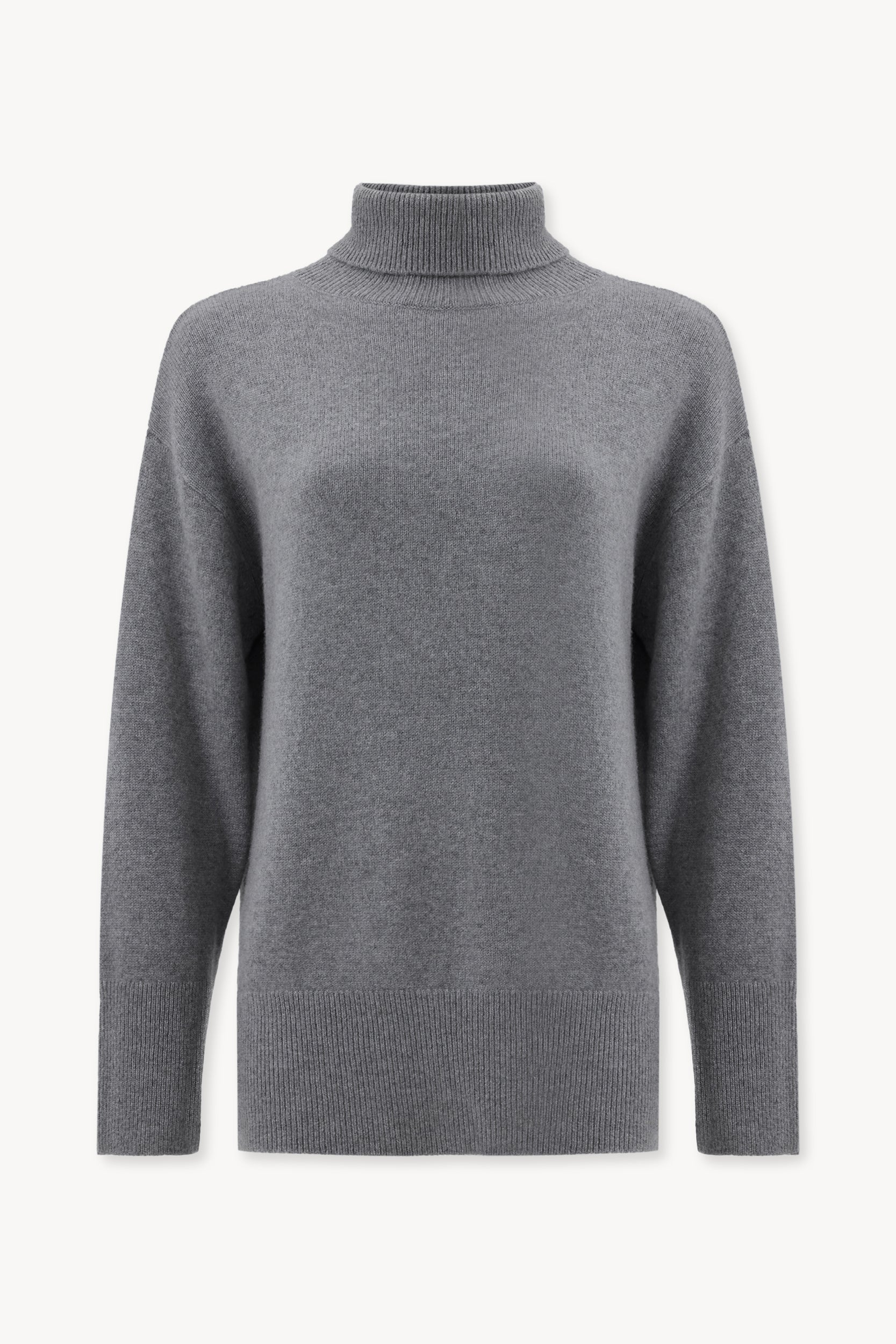 100% Cashmere sweater Gray melange PINXIT S/M