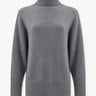 100% Cashmere sweater Gray melange PINXIT S/M