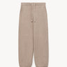 Wool with angora knitted joggers Light beige melange PINXIT S
