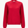 Raccoon wool and angora jumper Red PINXIT XS