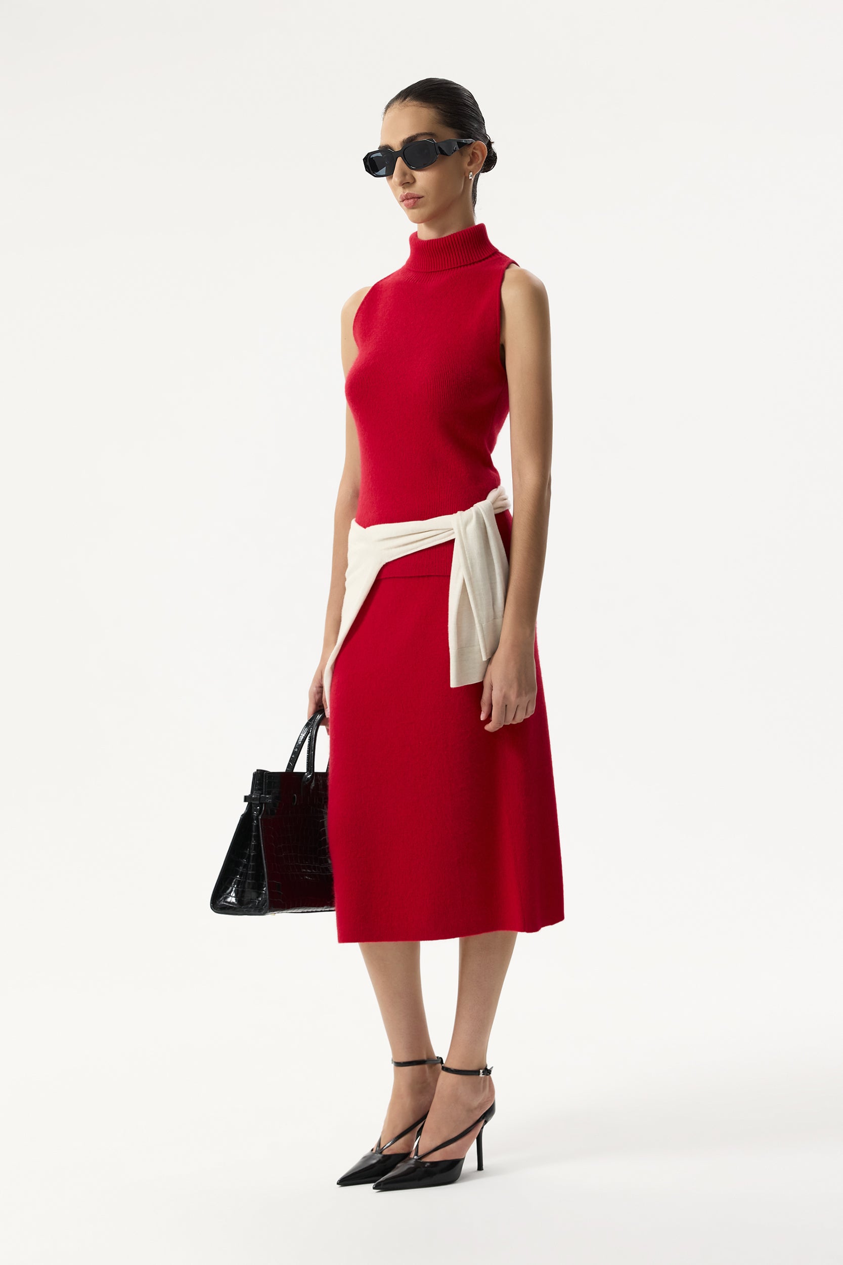 Raccoon wool and angora skirt PINXIT