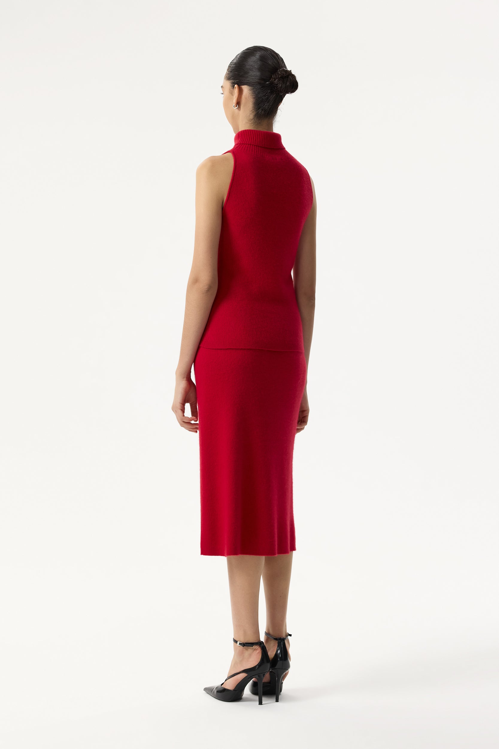 Raccoon wool and angora skirt PINXIT