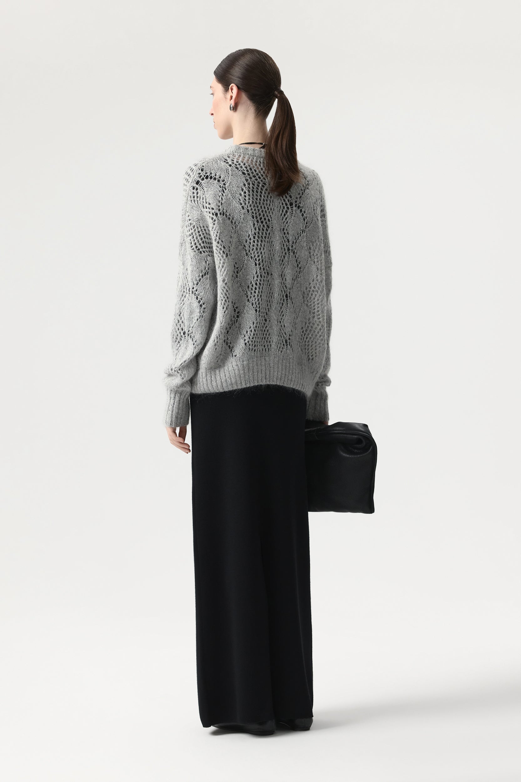 Lace mohair and lurex jumper PINXIT