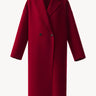 Coat in lambswool Red PINXIT S