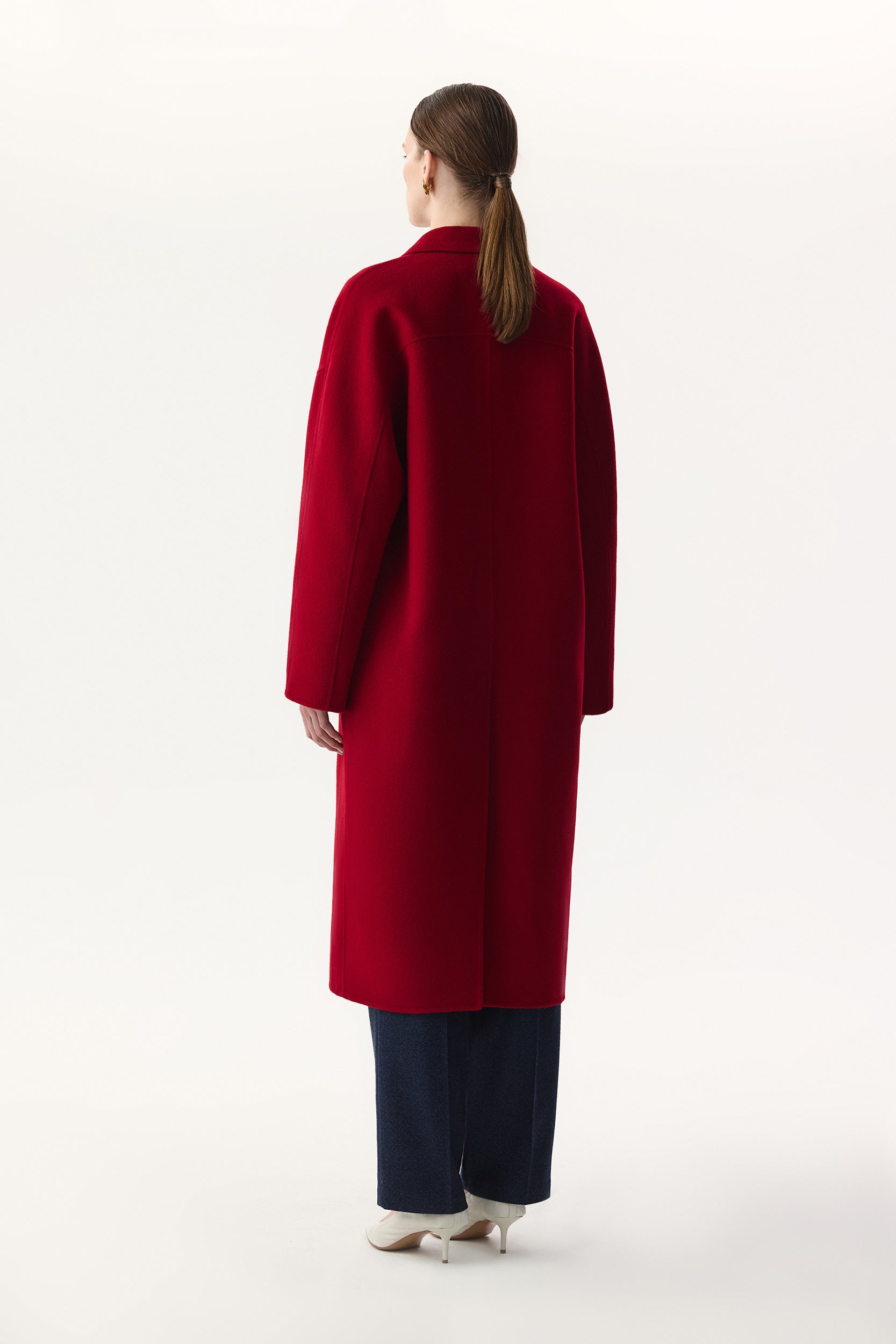 Coat in lambswool PINXIT