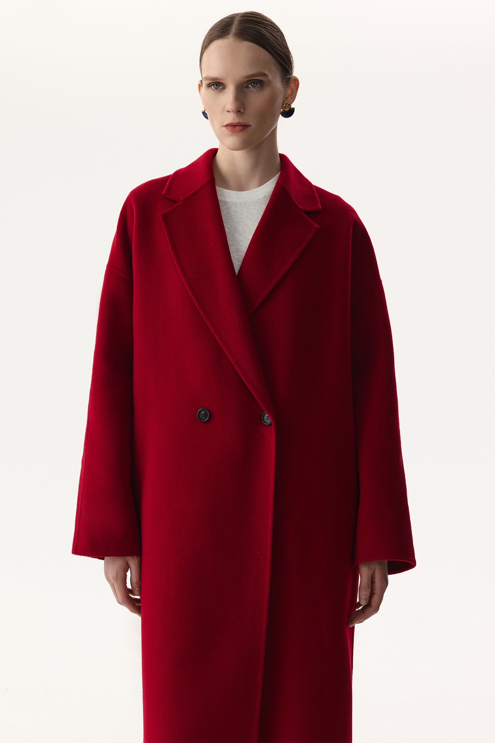 Coat in lambswool PINXIT