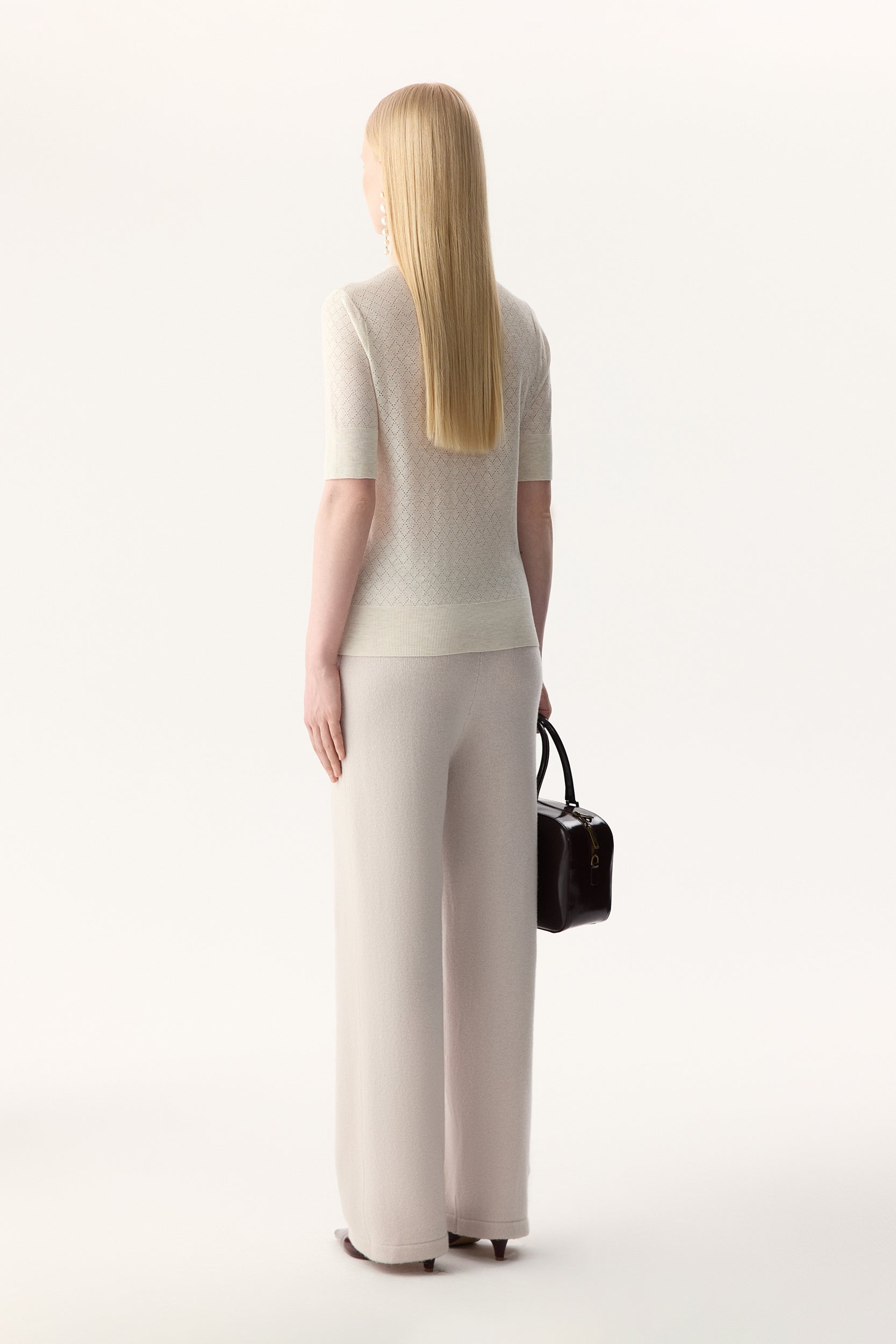 Jumper in lyocell and wool PINXIT