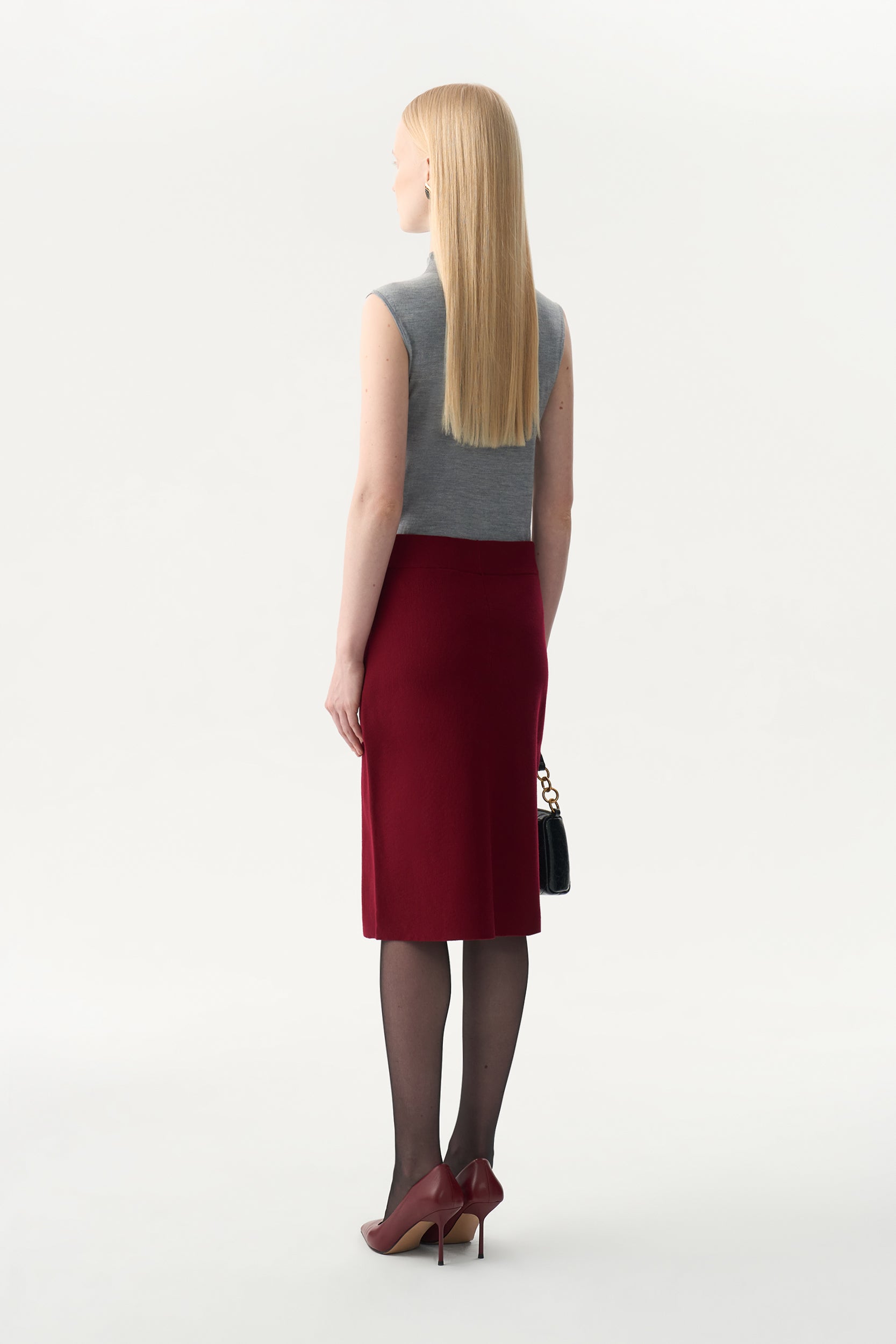 Top in wool and silk PINXIT