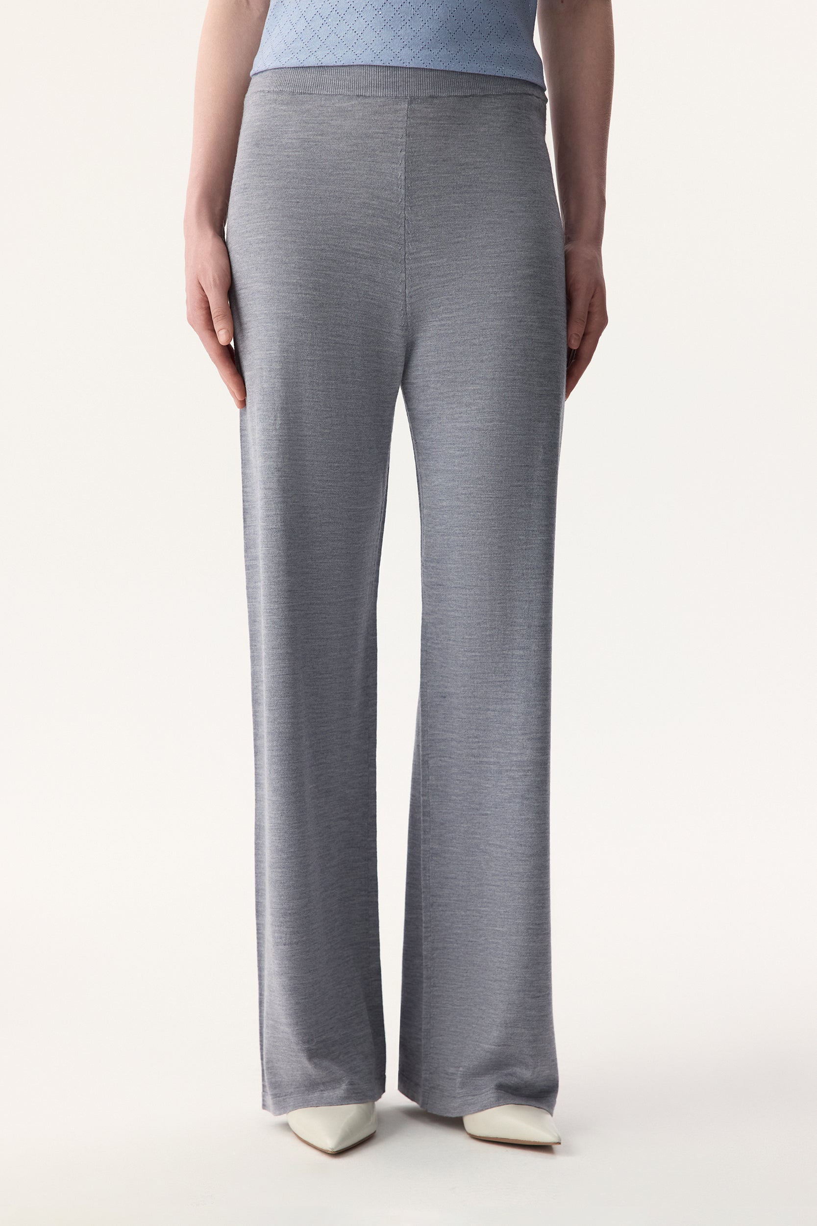 Trousers in wool and silk PINXIT