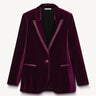 Velvet blazer Bordeaux red PINXIT EU 34