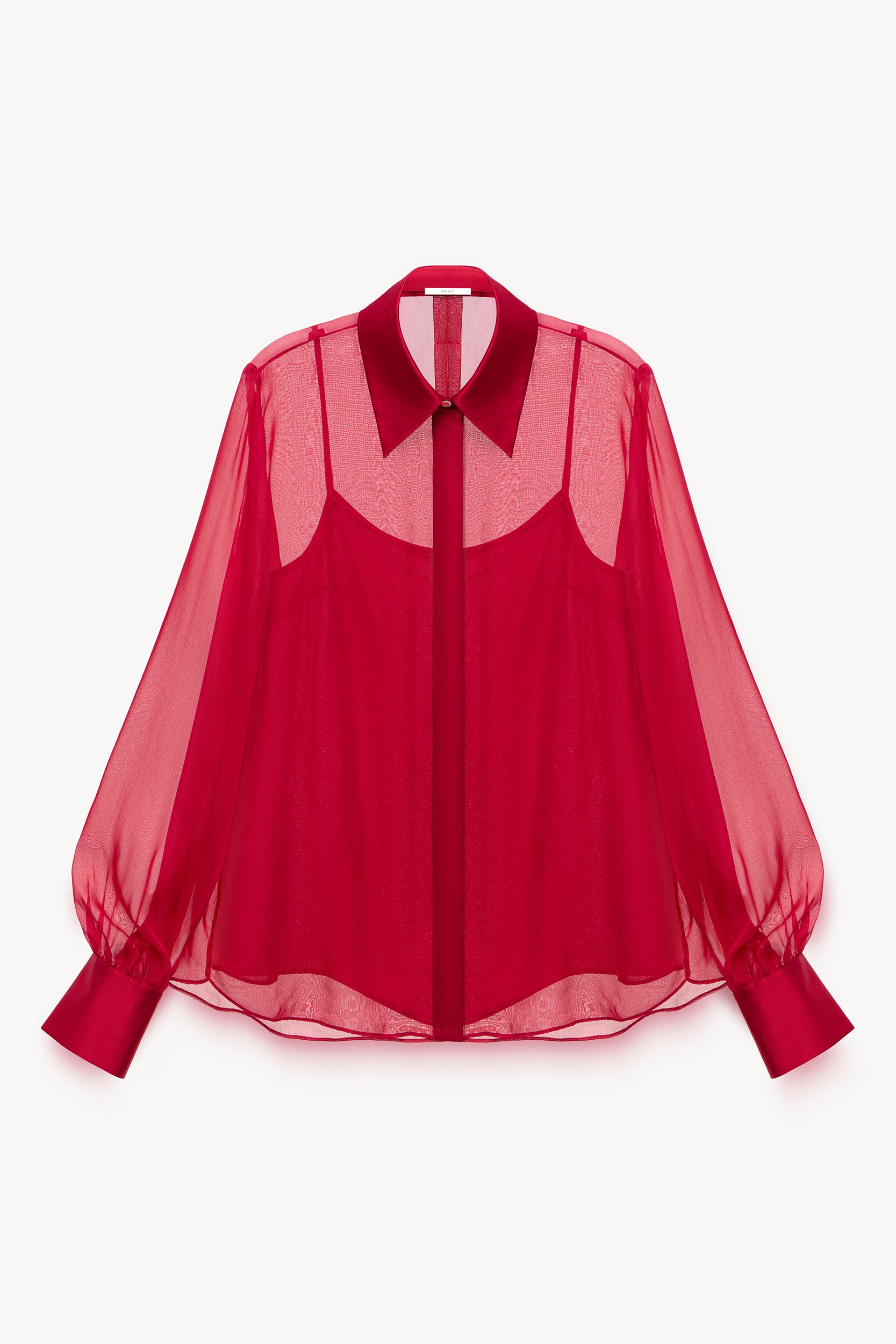 Silk chiffon blouse PINXIT