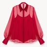 Silk chiffon blouse PINXIT